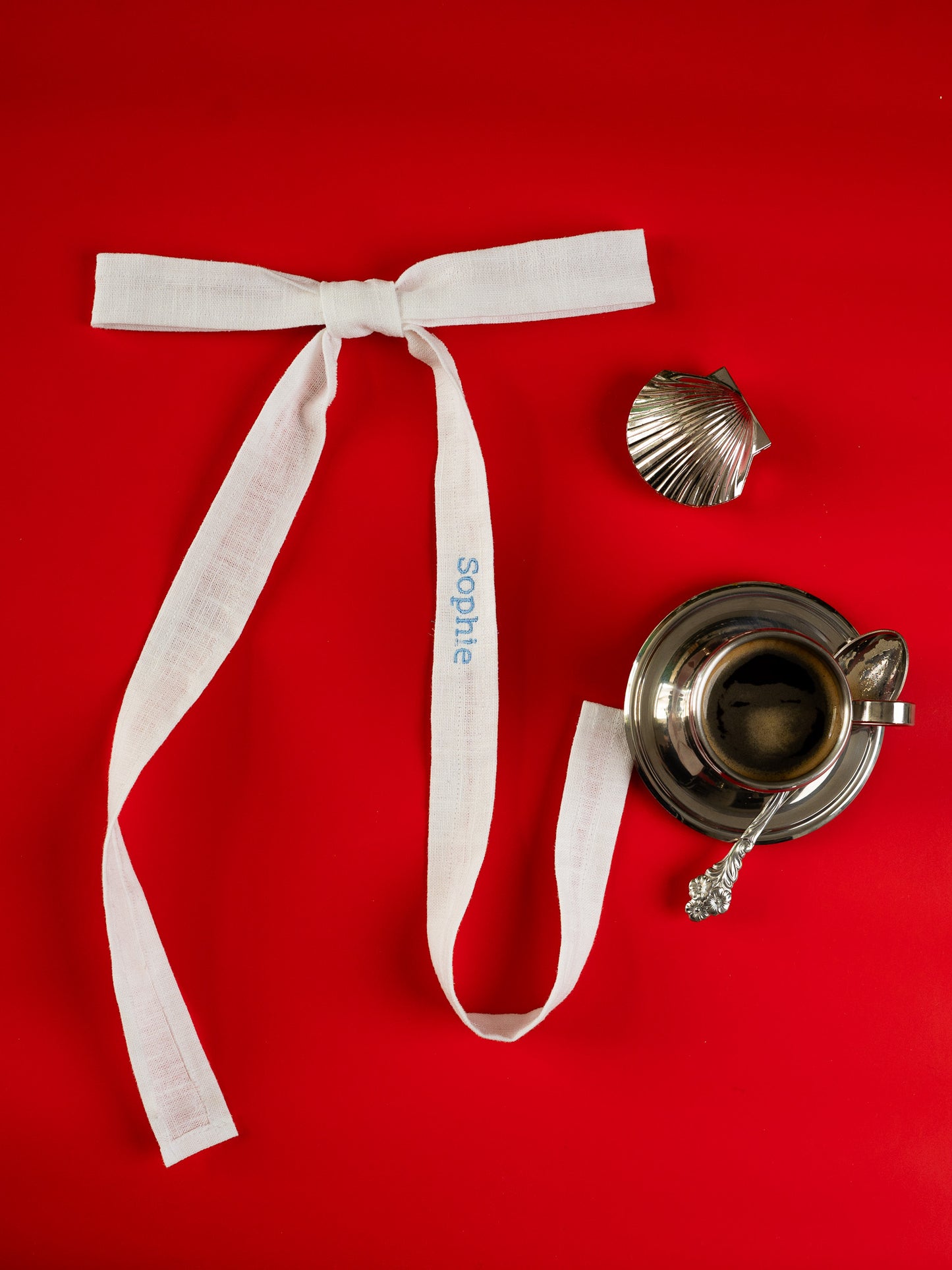 Personalized Name Bow for Weddings and Place Settings